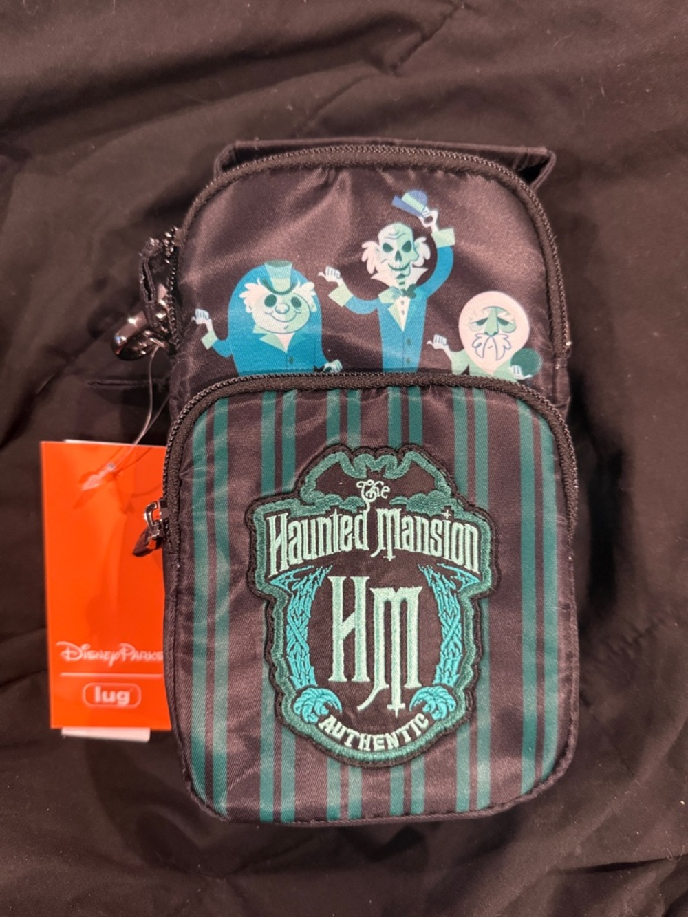 NWT Disney Parks Haunted Mansion LUG Mini Skeeter Crossbody Bag